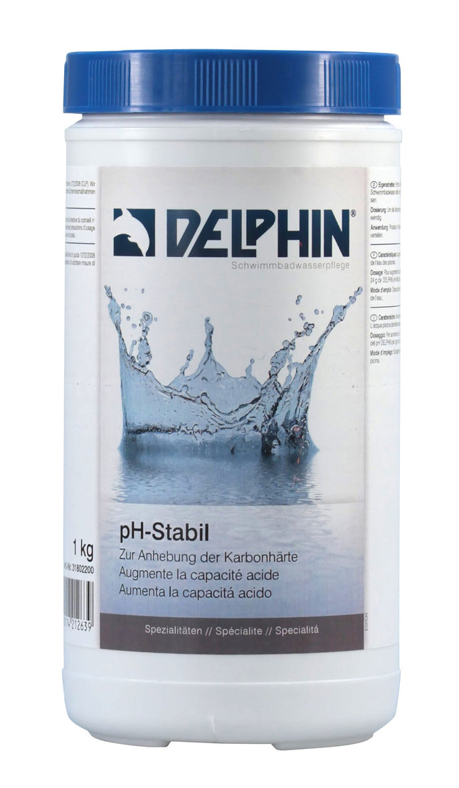 Delphin pH‑Stabil 1 kg – pH‑Werte stabilisieren für Whirlpool‑ & Poolwasser