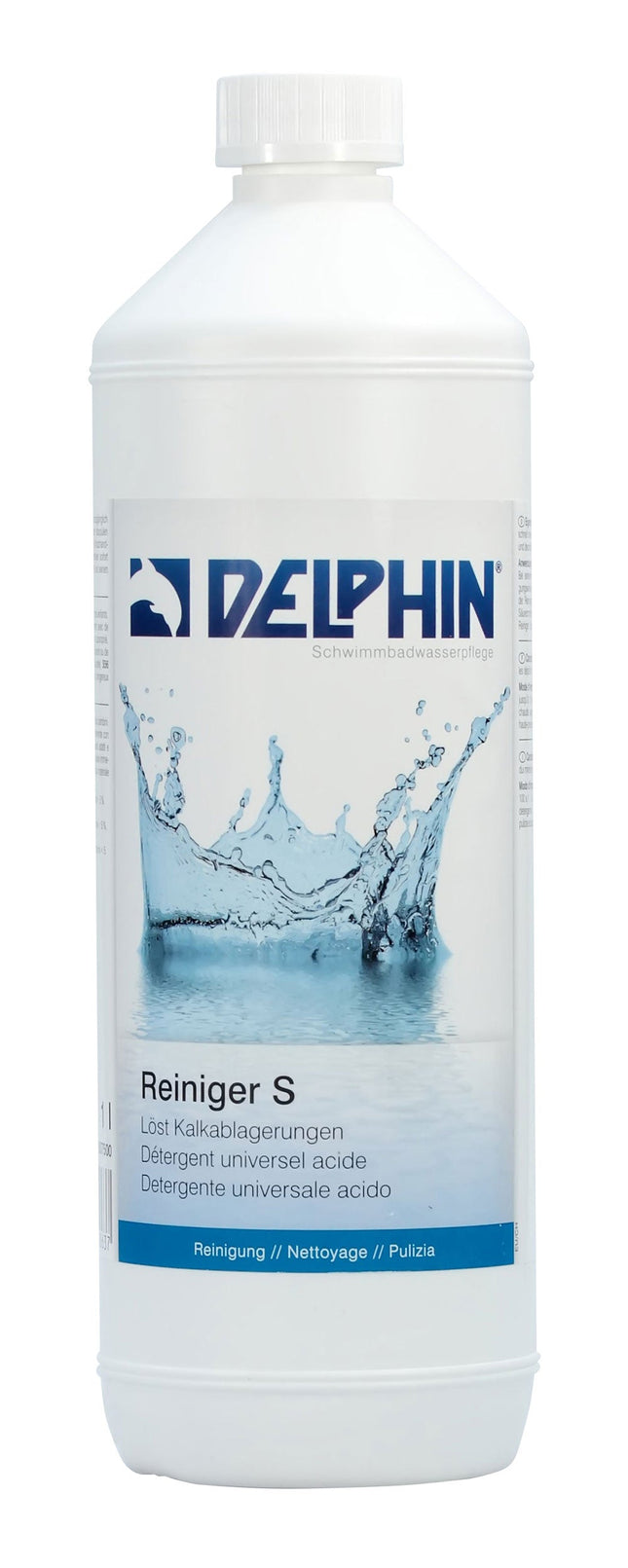 Delphin Reiniger S Gel 1L – Kalklösendes, materialschonendes Reinigungs-Gel